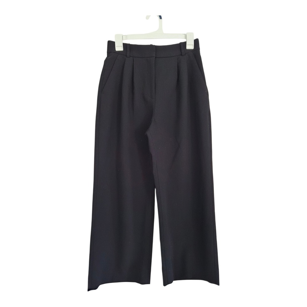 Abercrombie & Fitch Sloane Tailored Pants 27 Extra Short Curve Love Black